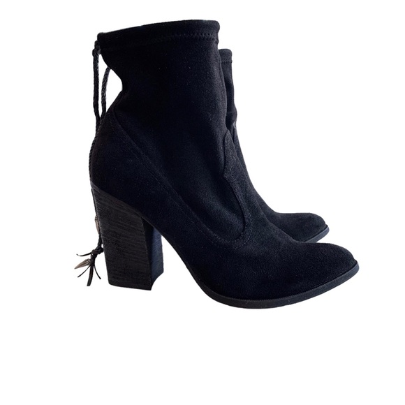 DOLCE VITA CASEE BLACK LEATHER BOOTIE - Picture 11 of 15